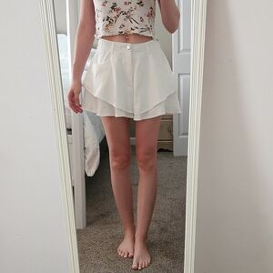 Flowy Skort With Buckle Loops
